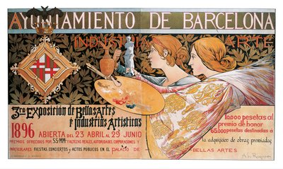 3ra. Exposición de Bellas Artes e Industrias Artísticas de Alexandre de Riquer